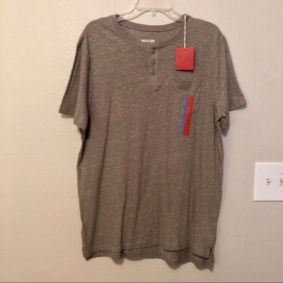 Mossimo Supply Co. Other - Mossimo Supply Co Men’s Cement Button Tee NWT